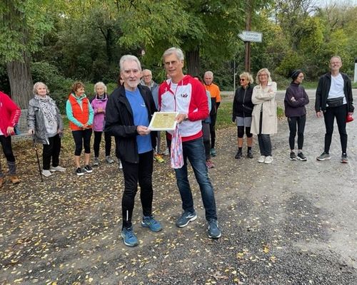 Ehrung Otto Breisch – Lauftreff Markgröningen