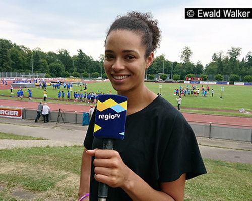 Kinderleichtathletik vor Ort am 28. Juni 2018 in Stuttgart-Degerloch