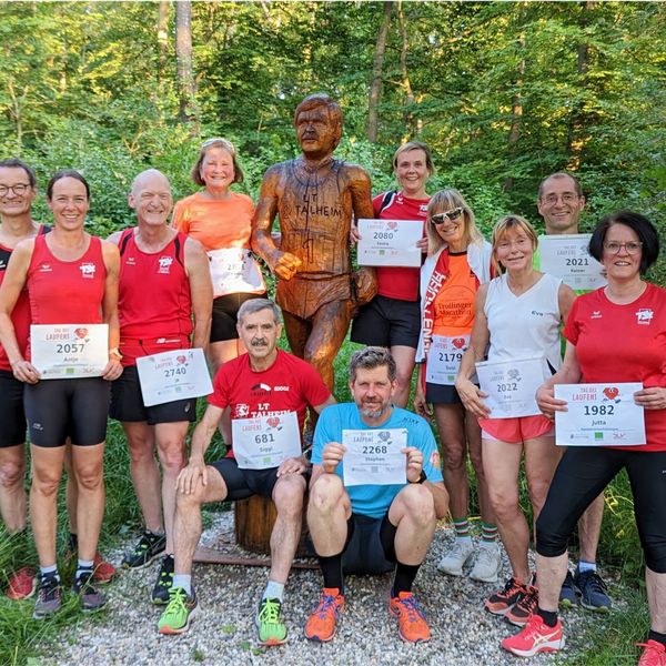 Die Laufgruppe des TSV Talheim am Tag des Laufens