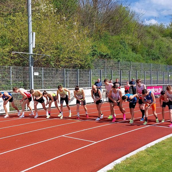 "Auf die Plätze...": Start zum 5.000 Meter-Lauf der Männer