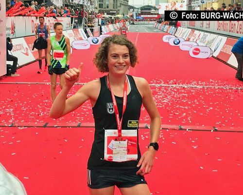 Alina Reh vom SSV Ulm 1846 gehört nun auch über die Halbmarathondistanz zu den schnellsten Läuferinnen Europas