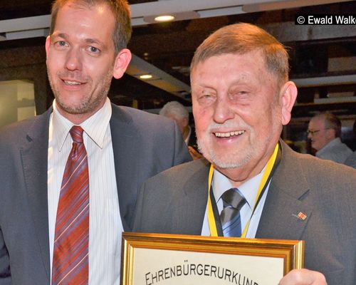 Chapeau für Lebensleistung: Peter Schramm Ehrenbürger in Eberstadt